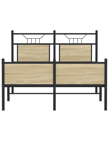 Giroletto senza Materasso Rovere Sonoma 120x190cm in Truciolato