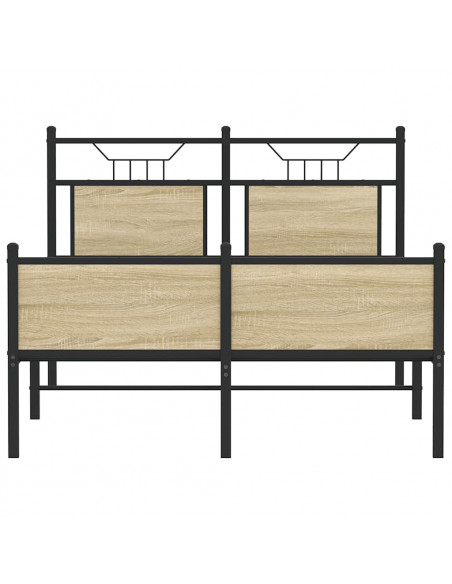 Giroletto senza Materasso Rovere Sonoma 120x190cm in Truciolato