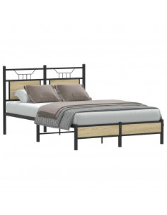 Giroletto senza Materasso Rovere Sonoma 120x190cm in Truciolato 2