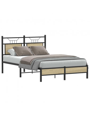 Giroletto senza Materasso Rovere Sonoma 120x190cm in Truciolato