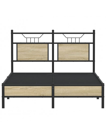 Giroletto senza Materasso Rovere Sonoma 120x190cm in Truciolato