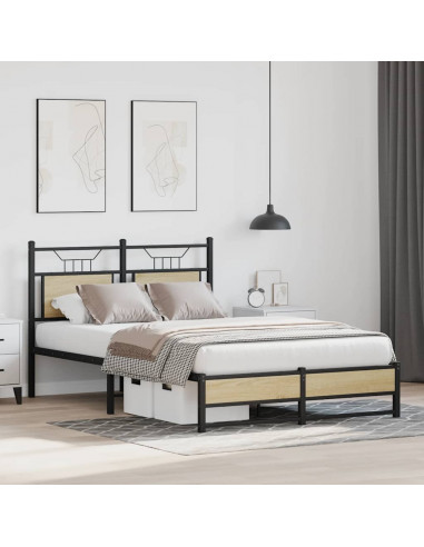 Giroletto senza Materasso Rovere Sonoma 120x190cm in Truciolato