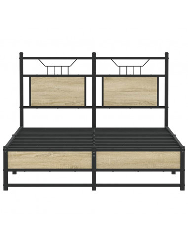 Giroletto senza Materasso Rovere Sonoma 120x190cm in Truciolato