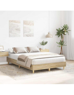 Giroletto senza Materasso Rovere Sonoma 120x190cm in Truciolato 2