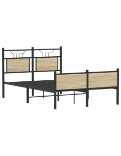 Giroletto senza Materasso Rovere Sonoma 120x200cm in Truciolato 2