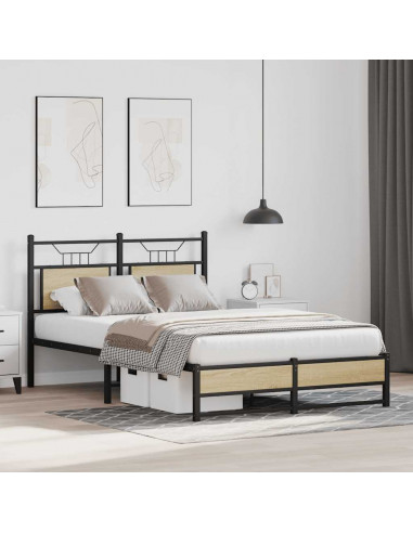 Giroletto senza Materasso Rovere Sonoma 120x200cm in Truciolato