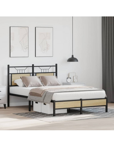 Giroletto senza Materasso Rovere Sonoma 120x200cm in Truciolato