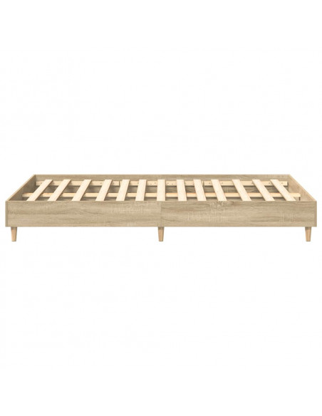 Giroletto senza Materasso Rovere Sonoma 135x190cm in Truciolato