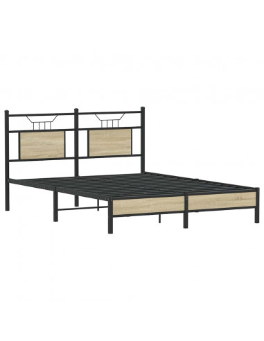 Giroletto senza Materasso Rovere Sonoma 137x190cm in Truciolato