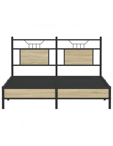 Giroletto senza Materasso Rovere Sonoma 137x190cm in Truciolato