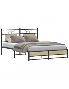 Giroletto senza Materasso Rovere Sonoma 137x190cm in Truciolato