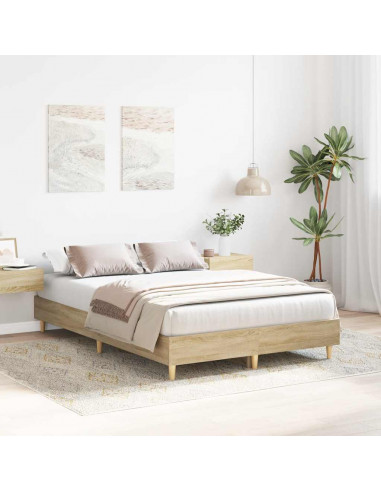 Giroletto senza Materasso Rovere Sonoma 140x190cm in Truciolato