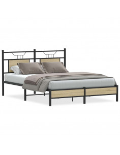 Giroletto senza Materasso Rovere Sonoma 140x200cm in Truciolato