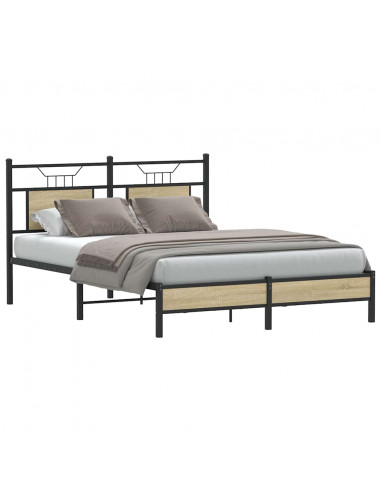 Giroletto senza Materasso Rovere Sonoma 140x200cm in Truciolato