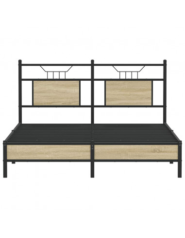 Giroletto senza Materasso Rovere Sonoma 140x200cm in Truciolato