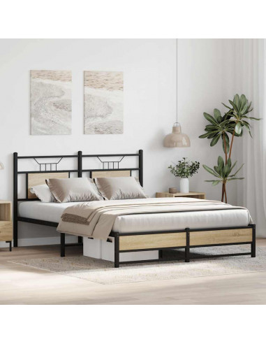 Giroletto senza Materasso Rovere Sonoma 140x200cm in Truciolato