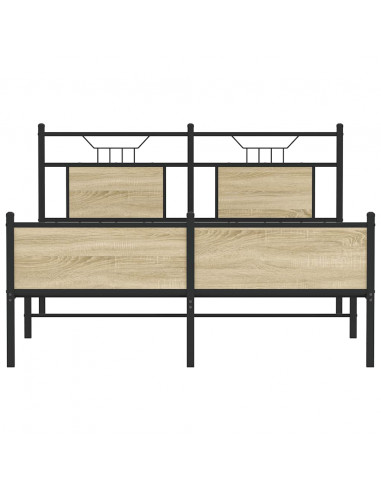 Giroletto senza Materasso Rovere Sonoma 150x200cm in Truciolato