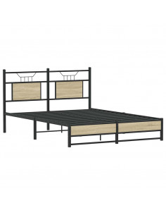 Giroletto senza Materasso Rovere Sonoma 150x200cm in Truciolato 2