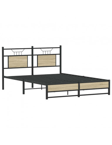 Giroletto senza Materasso Rovere Sonoma 150x200cm in Truciolato