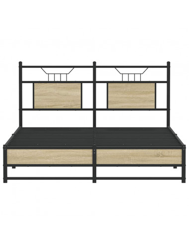 Giroletto senza Materasso Rovere Sonoma 150x200cm in Truciolato