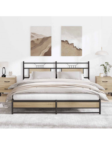 Giroletto senza Materasso Rovere Sonoma 160x200cm in Truciolato