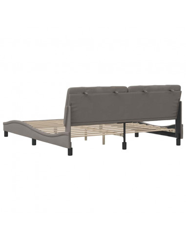 Giroletto senza Materasso Tortora 180x200 cm in Tessuto