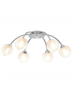 Lampadario da Soffitto con 6 Lampadine LED G9 240 W