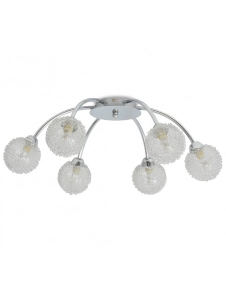 Lampadario da Soffitto con 6 Lampadine LED G9 240 W
