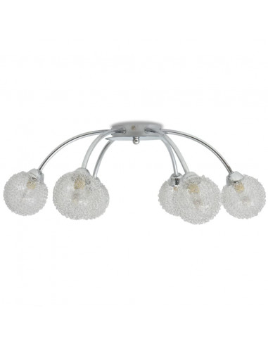 Lampadario da Soffitto con 6 Lampadine LED G9 240 W