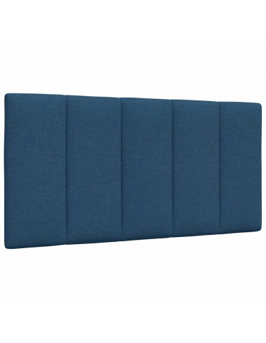 Letto con Materasso Blu 100x200 cm in Tessuto