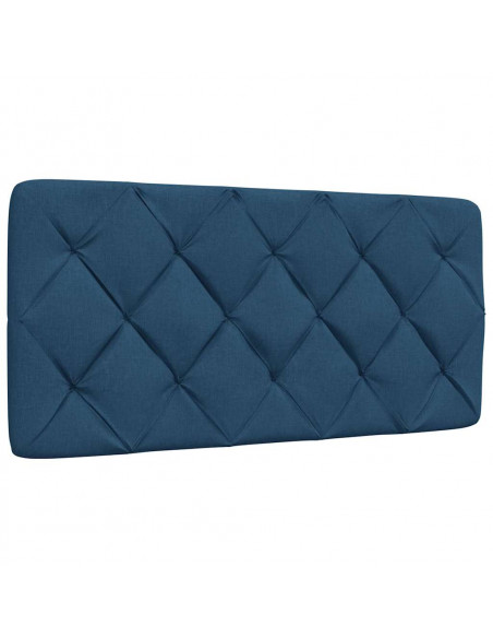 Letto con Materasso Blu 100x200 cm in Tessuto