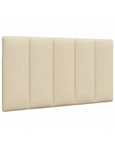 Letto con Materasso Crema 80x200 cm in Tessuto