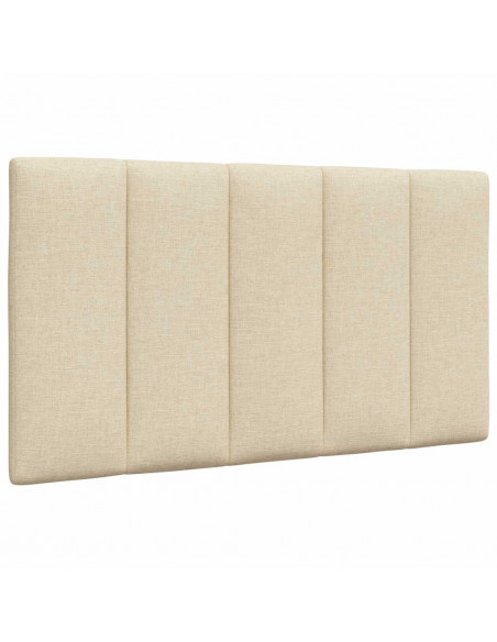 Letto con Materasso Crema 80x200 cm in Tessuto