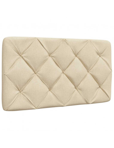 Letto con Materasso Crema 80x200 cm in Tessuto