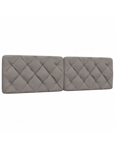 Letto con Materasso Tortora 180x200 cm in Tessuto