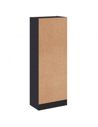 Libreria a 3 Ripiani Grigia 40x24x109 cm in Legno Multistrato