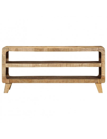 Mobile Porta TV 105x46x32 cm in Massello di Mango Grezzo