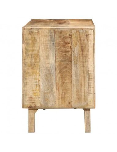 Mobile Porta TV 105x46x32 cm in Massello di Mango Grezzo