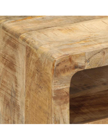 Mobile Porta TV 105x46x32 cm in Massello di Mango Grezzo