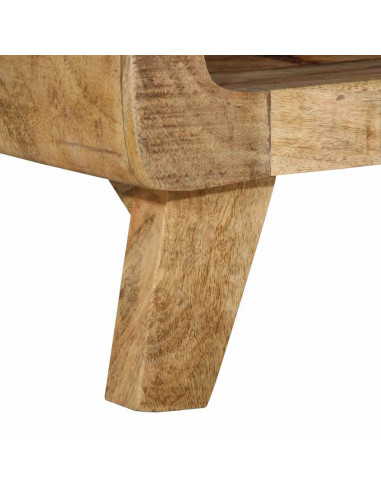 Mobile Porta TV 105x46x32 cm in Massello di Mango Grezzo