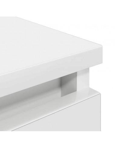 Mobile Porta TV Bianco 100x35x54 cm in Legno Multistrato