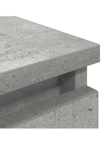 Mobile Porta TV Grigio Cemento 100x35x54 cm Legno Multistrato