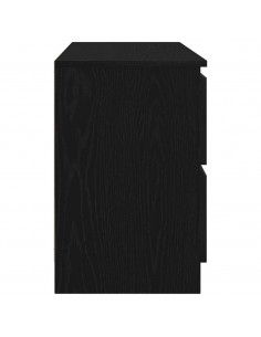 Mobile Porta TV Nero 100x35x54 cm in Legno Multistrato