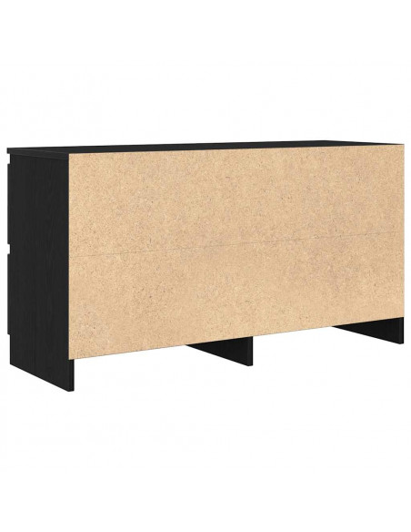 Mobile Porta TV Nero 100x35x54 cm in Legno Multistrato