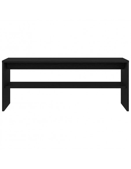 Mobile Porta TV Rovere Nero 100x40x40 cm in Legno Multistrato