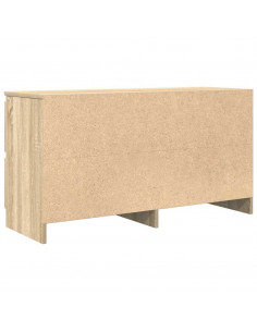 Mobile Porta TV Rovere Sonoma 100x35x54 cm in Legno Multistrato 2