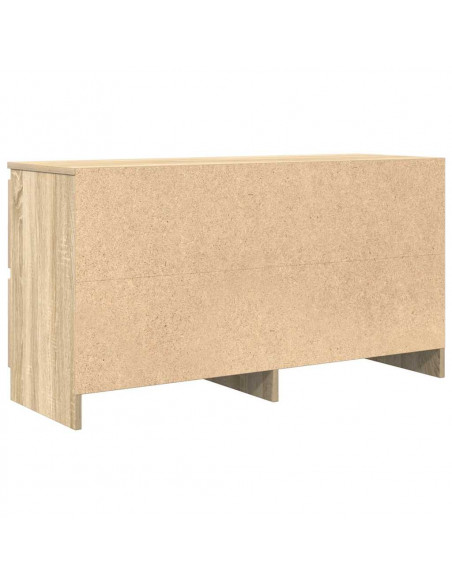 Mobile Porta TV Rovere Sonoma 100x35x54 cm in Legno Multistrato