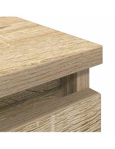 Mobile Porta TV Rovere Sonoma 100x35x54 cm in Legno Multistrato