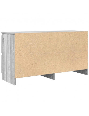 Mobile TV Grigio Sonoma 100x35x54 cm in Legno Multistrato