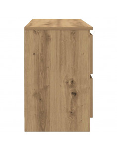 Mobile TV Rovere Artigianale 100x35x54 cm in Legno Multistrato